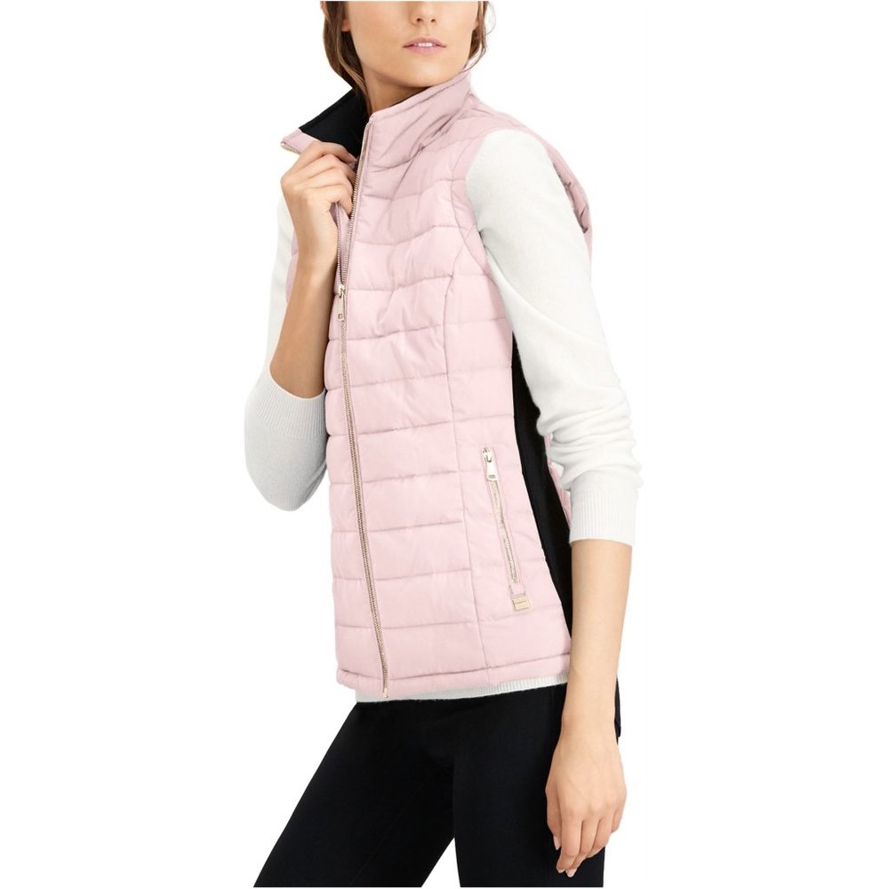 Calvin Klein Womens Puffer Quilted Vest